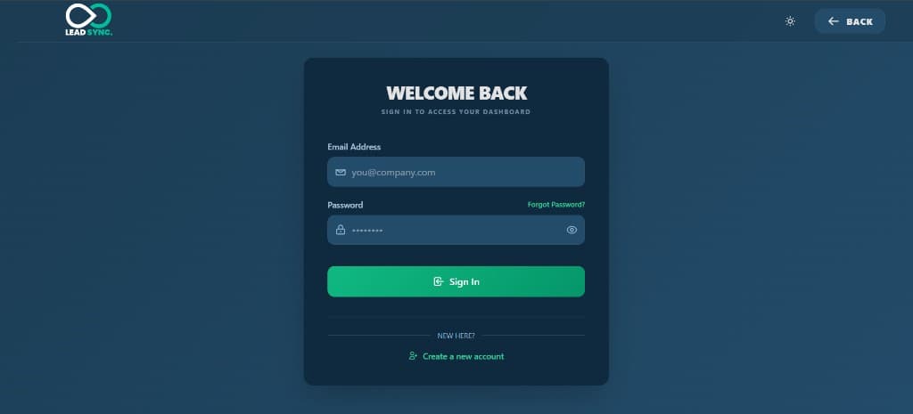 LeadSyncFlow screenshot