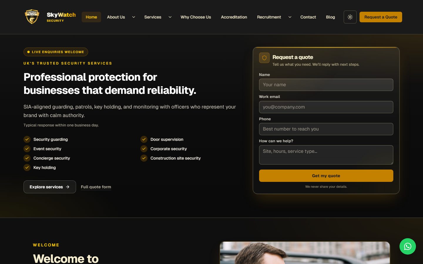 SkyWatch Security screenshot 1