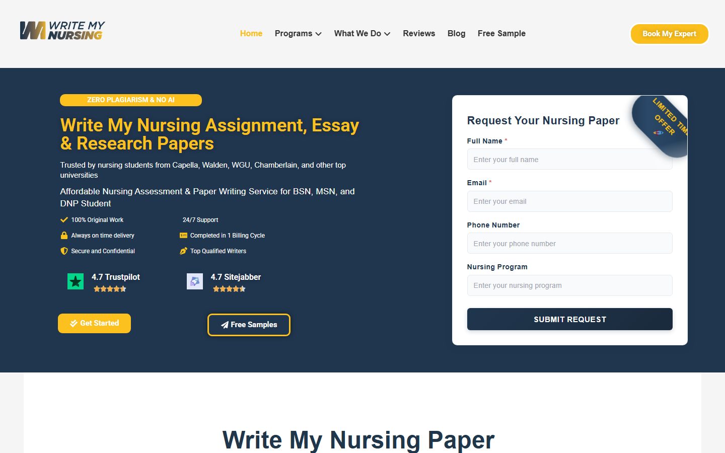 Write My Nursing screenshot 1